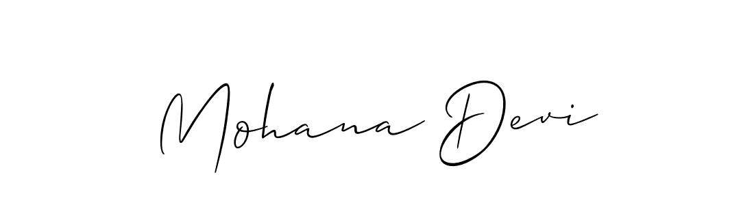 How to make Mohana Devi signature? Allison_Script is a professional autograph style. Create handwritten signature for Mohana Devi name. Mohana Devi signature style 2 images and pictures png