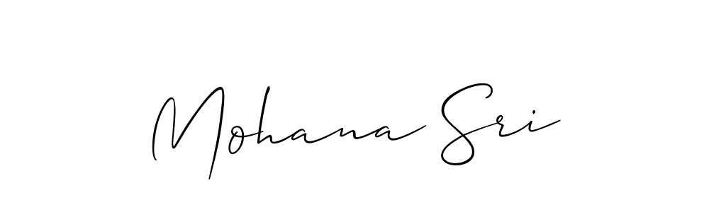 How to Draw Mohana Sri signature style? Allison_Script is a latest design signature styles for name Mohana Sri. Mohana Sri signature style 2 images and pictures png