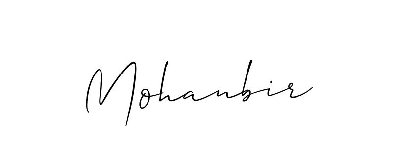 It looks lik you need a new signature style for name Mohanbir. Design unique handwritten (Allison_Script) signature with our free signature maker in just a few clicks. Mohanbir signature style 2 images and pictures png