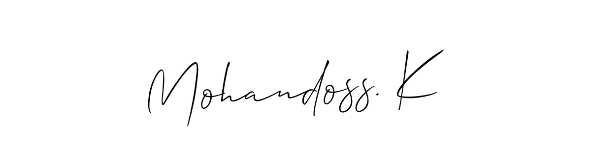 Here are the top 10 professional signature styles for the name Mohandoss. K. These are the best autograph styles you can use for your name. Mohandoss. K signature style 2 images and pictures png