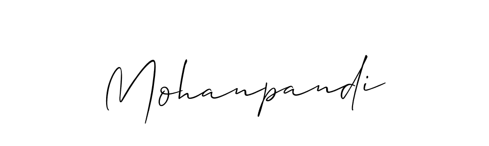 Also You can easily find your signature by using the search form. We will create Mohanpandi name handwritten signature images for you free of cost using Allison_Script sign style. Mohanpandi signature style 2 images and pictures png