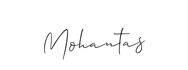 Also we have Mohantas name is the best signature style. Create professional handwritten signature collection using Allison_Script autograph style. Mohantas signature style 2 images and pictures png