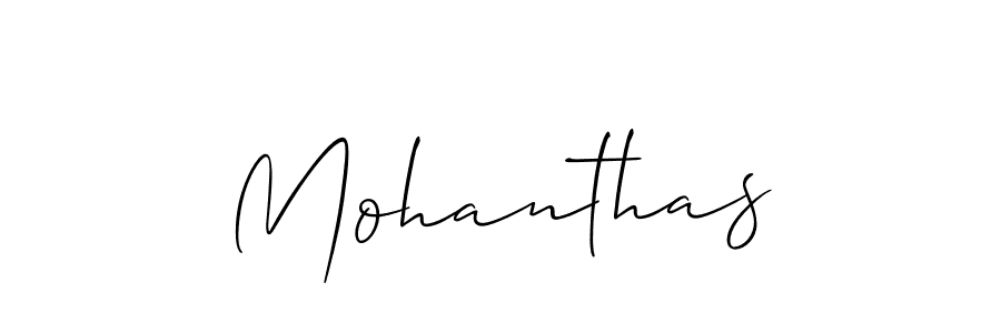 It looks lik you need a new signature style for name Mohanthas. Design unique handwritten (Allison_Script) signature with our free signature maker in just a few clicks. Mohanthas signature style 2 images and pictures png