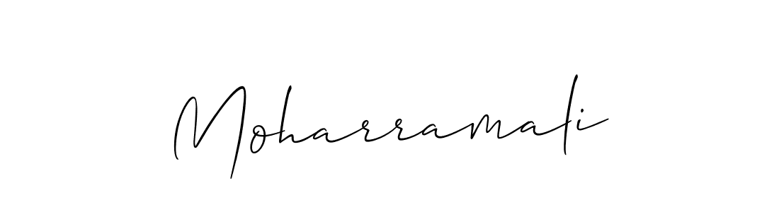 Moharramali stylish signature style. Best Handwritten Sign (Allison_Script) for my name. Handwritten Signature Collection Ideas for my name Moharramali. Moharramali signature style 2 images and pictures png