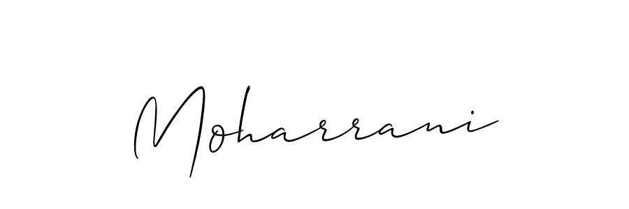 You can use this online signature creator to create a handwritten signature for the name Moharrani. This is the best online autograph maker. Moharrani signature style 2 images and pictures png
