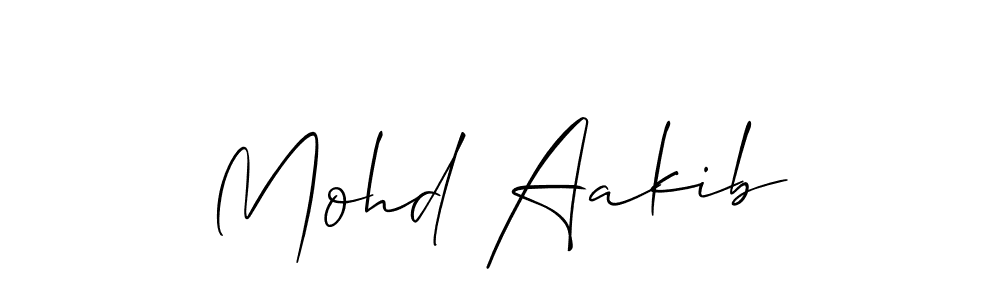 It looks lik you need a new signature style for name Mohd Aakib. Design unique handwritten (Allison_Script) signature with our free signature maker in just a few clicks. Mohd Aakib signature style 2 images and pictures png