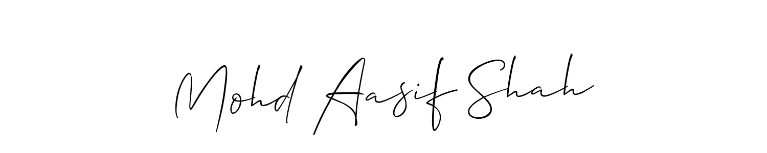 if you are searching for the best signature style for your name Mohd Aasif Shah. so please give up your signature search. here we have designed multiple signature styles  using Allison_Script. Mohd Aasif Shah signature style 2 images and pictures png