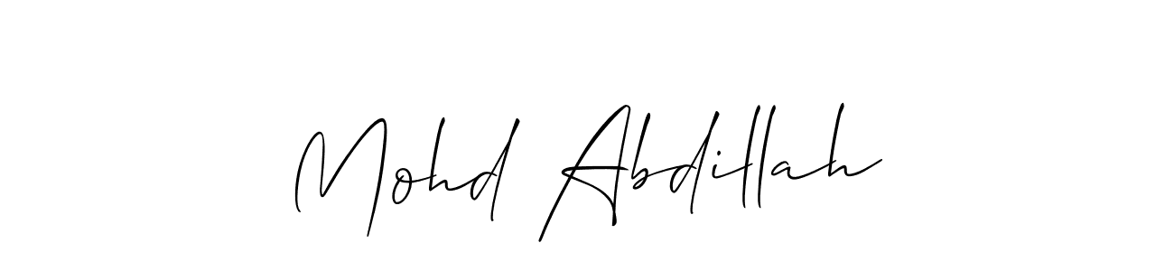 Similarly Allison_Script is the best handwritten signature design. Signature creator online .You can use it as an online autograph creator for name Mohd Abdillah. Mohd Abdillah signature style 2 images and pictures png