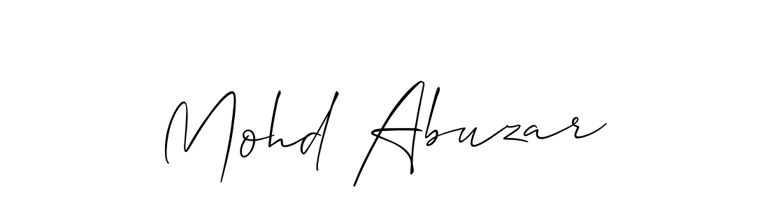 Similarly Allison_Script is the best handwritten signature design. Signature creator online .You can use it as an online autograph creator for name Mohd Abuzar. Mohd Abuzar signature style 2 images and pictures png