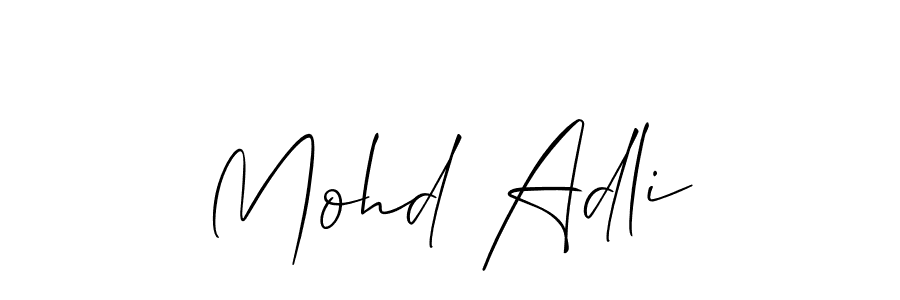 Also You can easily find your signature by using the search form. We will create Mohd Adli name handwritten signature images for you free of cost using Allison_Script sign style. Mohd Adli signature style 2 images and pictures png