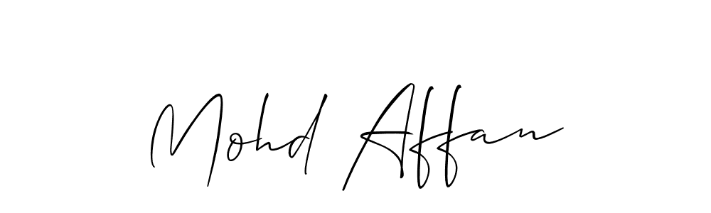 How to Draw Mohd Affan signature style? Allison_Script is a latest design signature styles for name Mohd Affan. Mohd Affan signature style 2 images and pictures png