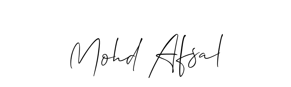Also we have Mohd Afsal name is the best signature style. Create professional handwritten signature collection using Allison_Script autograph style. Mohd Afsal signature style 2 images and pictures png