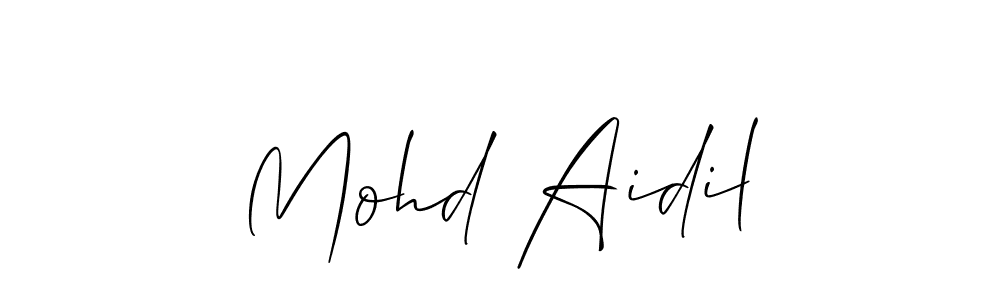 This is the best signature style for the Mohd Aidil name. Also you like these signature font (Allison_Script). Mix name signature. Mohd Aidil signature style 2 images and pictures png