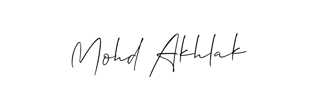 Mohd Akhlak stylish signature style. Best Handwritten Sign (Allison_Script) for my name. Handwritten Signature Collection Ideas for my name Mohd Akhlak. Mohd Akhlak signature style 2 images and pictures png