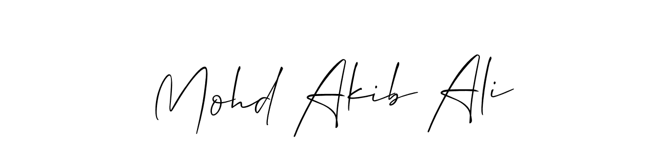 Create a beautiful signature design for name Mohd Akib Ali. With this signature (Allison_Script) fonts, you can make a handwritten signature for free. Mohd Akib Ali signature style 2 images and pictures png