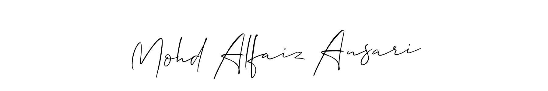 Check out images of Autograph of Mohd Alfaiz Ansari name. Actor Mohd Alfaiz Ansari Signature Style. Allison_Script is a professional sign style online. Mohd Alfaiz Ansari signature style 2 images and pictures png