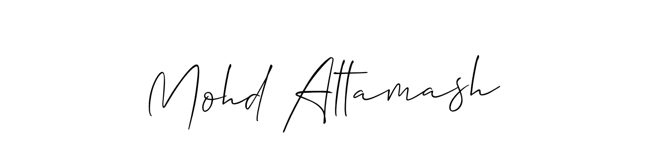 How to Draw Mohd Altamash signature style? Allison_Script is a latest design signature styles for name Mohd Altamash. Mohd Altamash signature style 2 images and pictures png