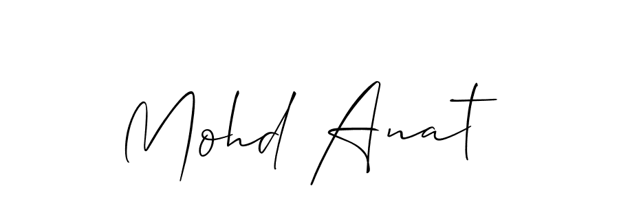 Once you've used our free online signature maker to create your best signature Allison_Script style, it's time to enjoy all of the benefits that Mohd Anat name signing documents. Mohd Anat signature style 2 images and pictures png