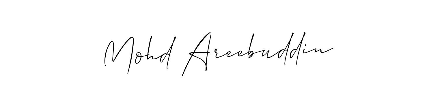 You should practise on your own different ways (Allison_Script) to write your name (Mohd Areebuddin) in signature. don't let someone else do it for you. Mohd Areebuddin signature style 2 images and pictures png