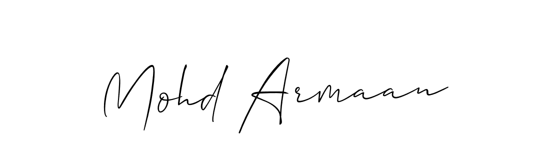 Allison_Script is a professional signature style that is perfect for those who want to add a touch of class to their signature. It is also a great choice for those who want to make their signature more unique. Get Mohd Armaan name to fancy signature for free. Mohd Armaan signature style 2 images and pictures png