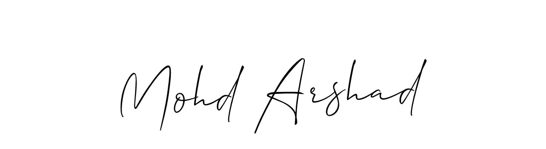 Best and Professional Signature Style for Mohd Arshad. Allison_Script Best Signature Style Collection. Mohd Arshad signature style 2 images and pictures png