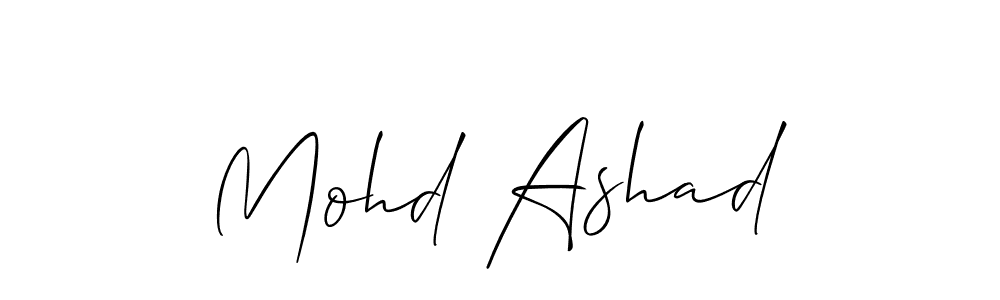 if you are searching for the best signature style for your name Mohd Ashad. so please give up your signature search. here we have designed multiple signature styles  using Allison_Script. Mohd Ashad signature style 2 images and pictures png