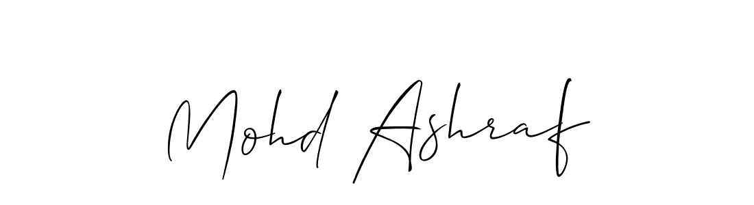 You should practise on your own different ways (Allison_Script) to write your name (Mohd Ashraf) in signature. don't let someone else do it for you. Mohd Ashraf signature style 2 images and pictures png