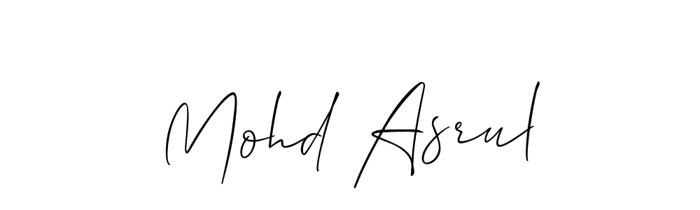 How to Draw Mohd Asrul signature style? Allison_Script is a latest design signature styles for name Mohd Asrul. Mohd Asrul signature style 2 images and pictures png