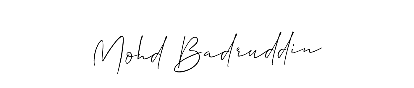 Best and Professional Signature Style for Mohd Badruddin. Allison_Script Best Signature Style Collection. Mohd Badruddin signature style 2 images and pictures png