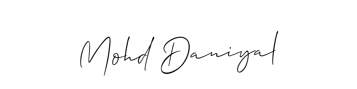 Once you've used our free online signature maker to create your best signature Allison_Script style, it's time to enjoy all of the benefits that Mohd Daniyal name signing documents. Mohd Daniyal signature style 2 images and pictures png