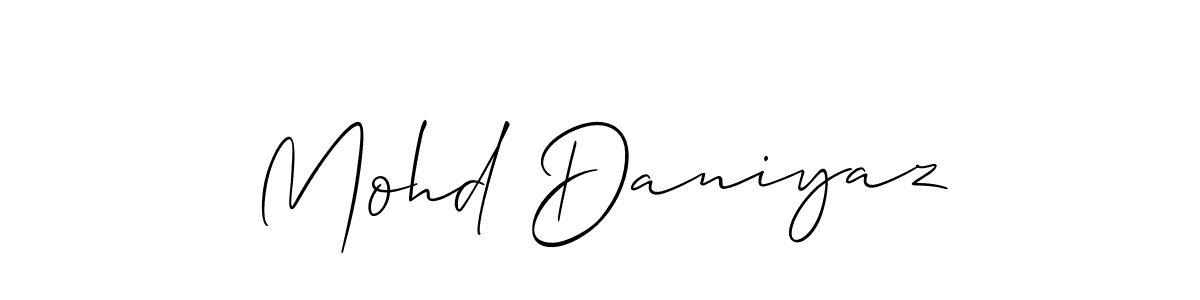 You can use this online signature creator to create a handwritten signature for the name Mohd Daniyaz. This is the best online autograph maker. Mohd Daniyaz signature style 2 images and pictures png