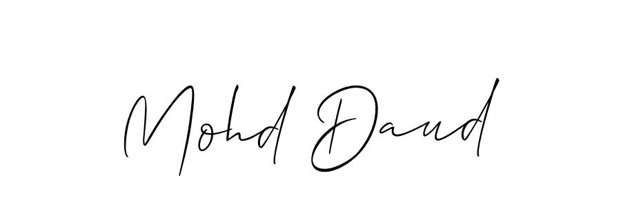 Make a beautiful signature design for name Mohd Daud. Use this online signature maker to create a handwritten signature for free. Mohd Daud signature style 2 images and pictures png