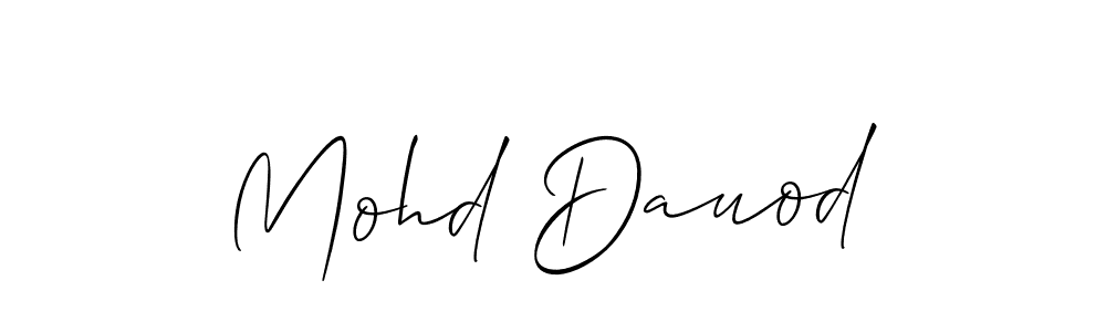 Mohd Dauod stylish signature style. Best Handwritten Sign (Allison_Script) for my name. Handwritten Signature Collection Ideas for my name Mohd Dauod. Mohd Dauod signature style 2 images and pictures png