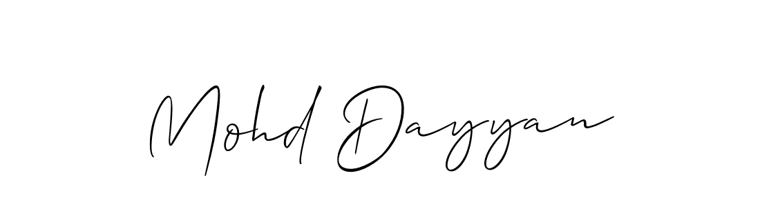 if you are searching for the best signature style for your name Mohd Dayyan. so please give up your signature search. here we have designed multiple signature styles  using Allison_Script. Mohd Dayyan signature style 2 images and pictures png