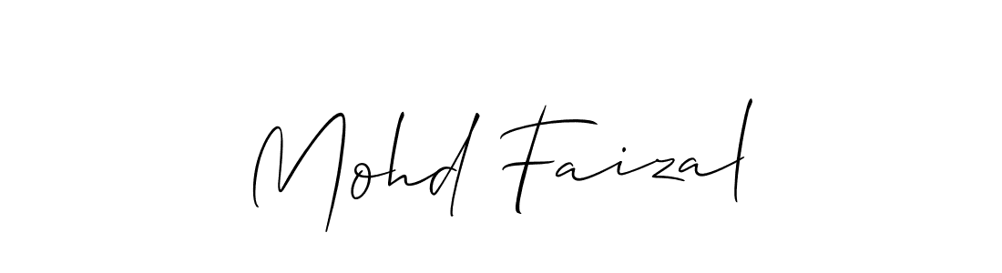 Also You can easily find your signature by using the search form. We will create Mohd Faizal name handwritten signature images for you free of cost using Allison_Script sign style. Mohd Faizal signature style 2 images and pictures png