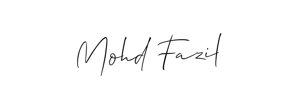 Mohd Fazil stylish signature style. Best Handwritten Sign (Allison_Script) for my name. Handwritten Signature Collection Ideas for my name Mohd Fazil. Mohd Fazil signature style 2 images and pictures png