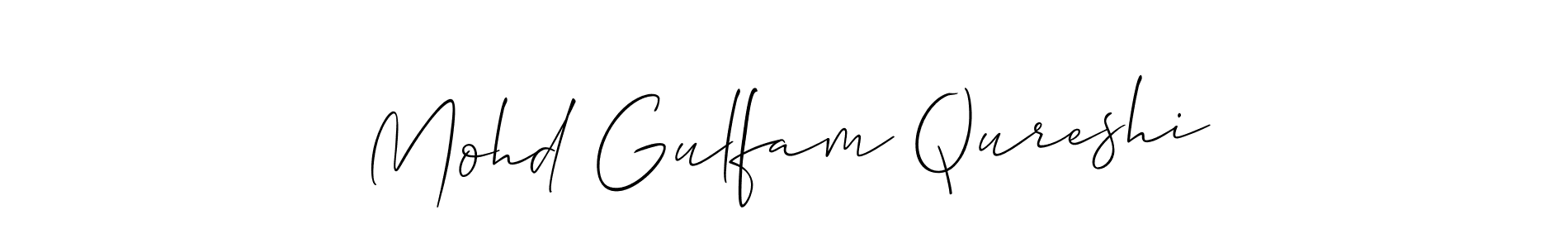 Best and Professional Signature Style for Mohd Gulfam Qureshi. Allison_Script Best Signature Style Collection. Mohd Gulfam Qureshi signature style 2 images and pictures png
