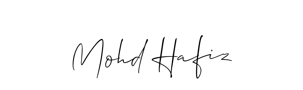 Make a beautiful signature design for name Mohd Hafiz. With this signature (Allison_Script) style, you can create a handwritten signature for free. Mohd Hafiz signature style 2 images and pictures png