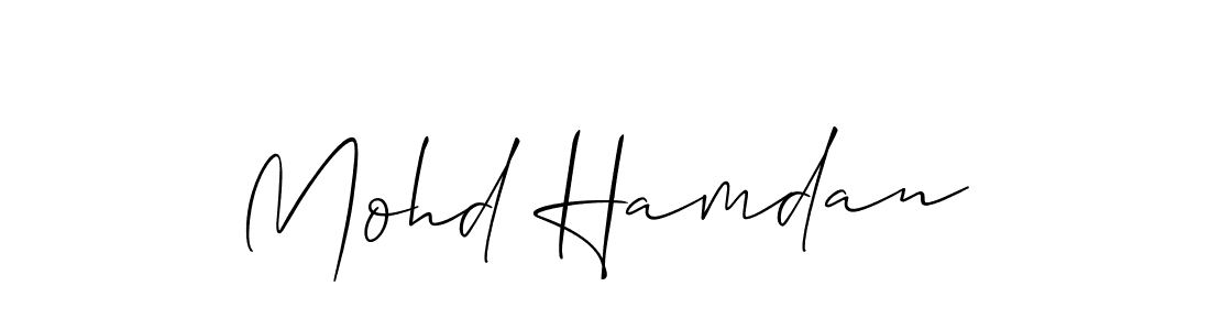 if you are searching for the best signature style for your name Mohd Hamdan. so please give up your signature search. here we have designed multiple signature styles  using Allison_Script. Mohd Hamdan signature style 2 images and pictures png