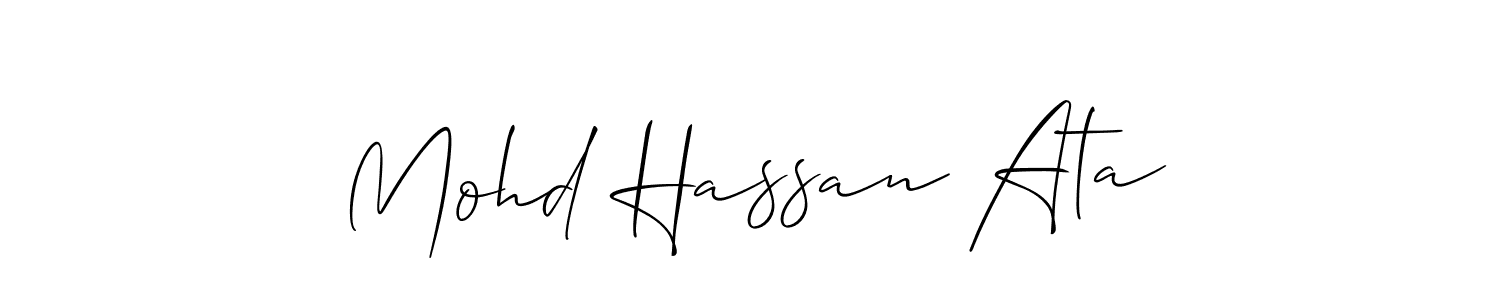 You can use this online signature creator to create a handwritten signature for the name Mohd Hassan Ata. This is the best online autograph maker. Mohd Hassan Ata signature style 2 images and pictures png