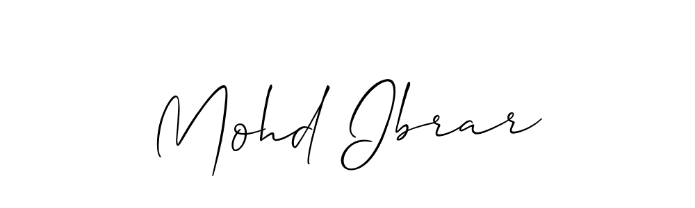 Also You can easily find your signature by using the search form. We will create Mohd Ibrar name handwritten signature images for you free of cost using Allison_Script sign style. Mohd Ibrar signature style 2 images and pictures png