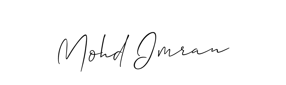 It looks lik you need a new signature style for name Mohd Imran. Design unique handwritten (Allison_Script) signature with our free signature maker in just a few clicks. Mohd Imran signature style 2 images and pictures png