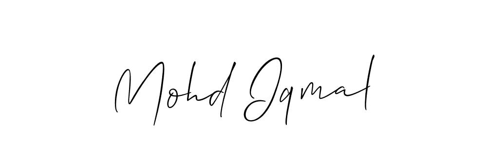 Mohd Iqmal stylish signature style. Best Handwritten Sign (Allison_Script) for my name. Handwritten Signature Collection Ideas for my name Mohd Iqmal. Mohd Iqmal signature style 2 images and pictures png