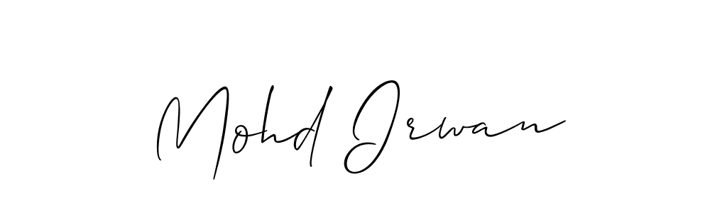 This is the best signature style for the Mohd Irwan name. Also you like these signature font (Allison_Script). Mix name signature. Mohd Irwan signature style 2 images and pictures png
