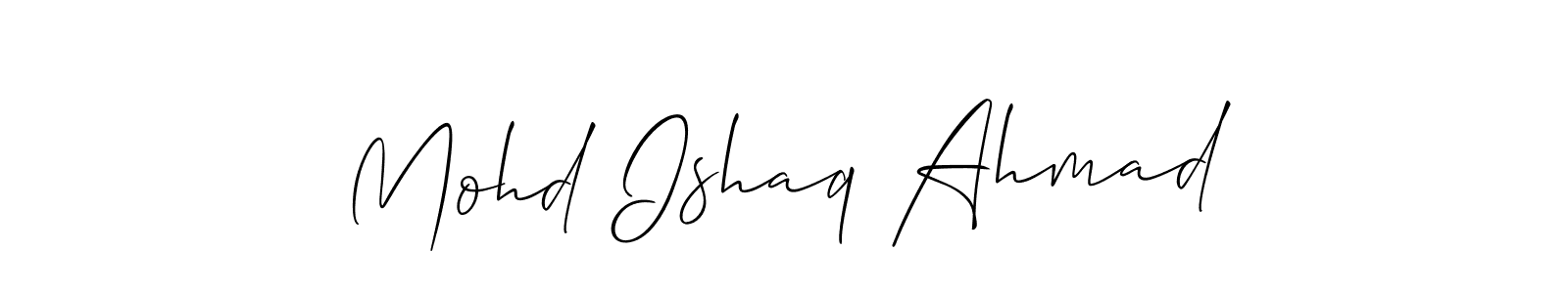 This is the best signature style for the Mohd Ishaq Ahmad name. Also you like these signature font (Allison_Script). Mix name signature. Mohd Ishaq Ahmad signature style 2 images and pictures png