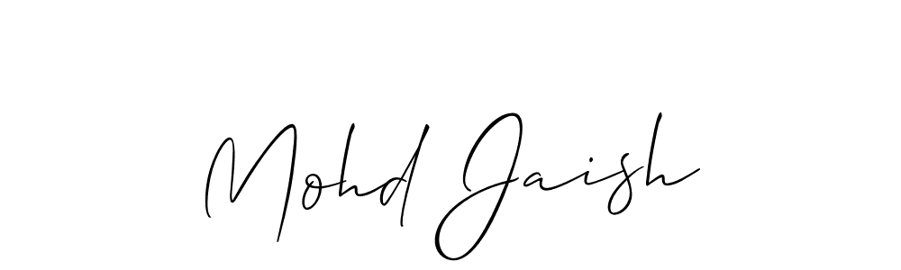 Make a beautiful signature design for name Mohd Jaish. Use this online signature maker to create a handwritten signature for free. Mohd Jaish signature style 2 images and pictures png