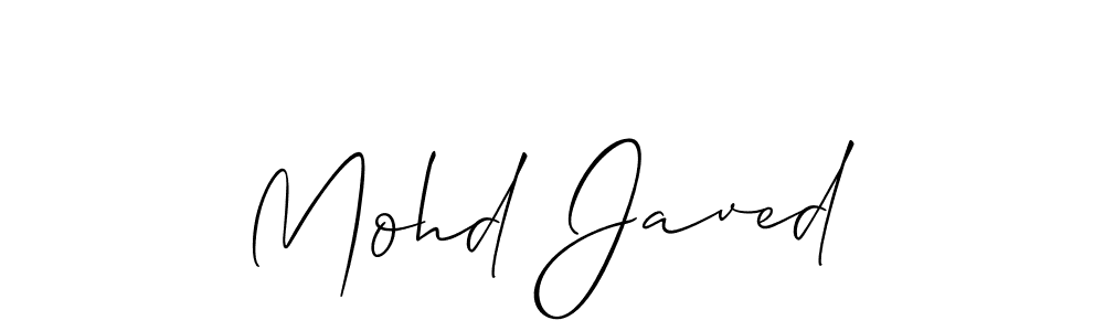 Best and Professional Signature Style for Mohd Javed. Allison_Script Best Signature Style Collection. Mohd Javed signature style 2 images and pictures png