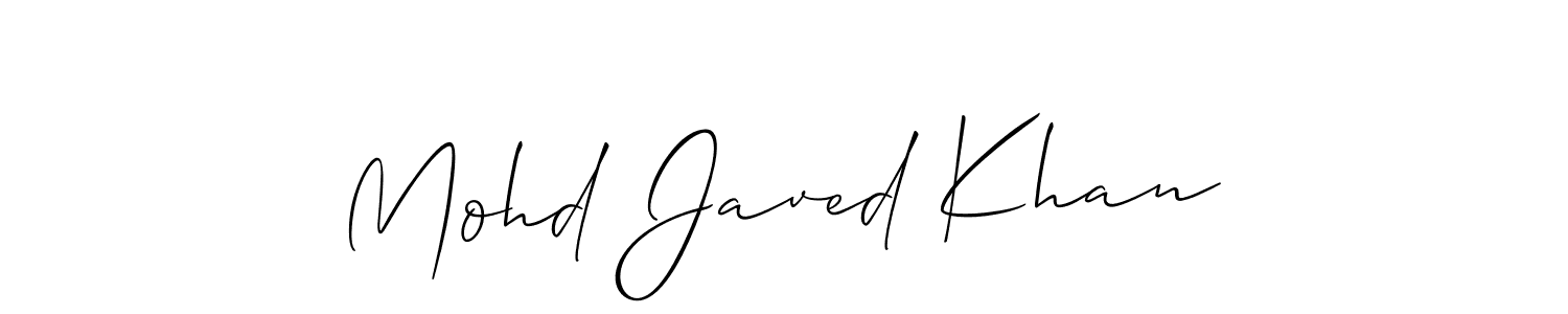 Similarly Allison_Script is the best handwritten signature design. Signature creator online .You can use it as an online autograph creator for name Mohd Javed Khan. Mohd Javed Khan signature style 2 images and pictures png