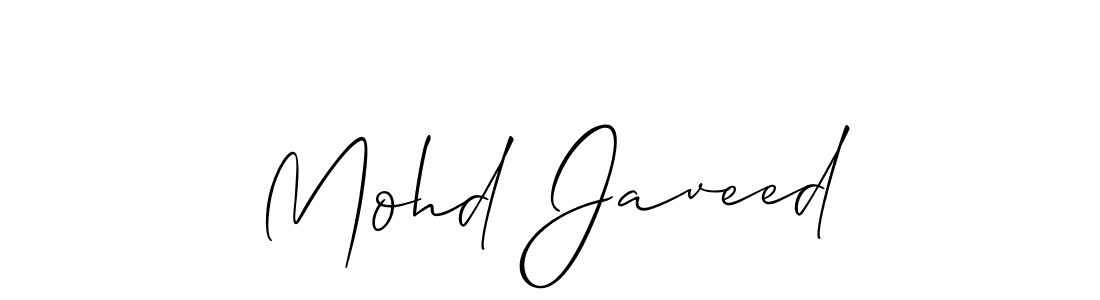 You should practise on your own different ways (Allison_Script) to write your name (Mohd Javeed) in signature. don't let someone else do it for you. Mohd Javeed signature style 2 images and pictures png