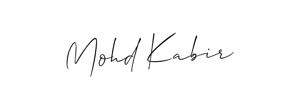 Allison_Script is a professional signature style that is perfect for those who want to add a touch of class to their signature. It is also a great choice for those who want to make their signature more unique. Get Mohd Kabir name to fancy signature for free. Mohd Kabir signature style 2 images and pictures png